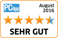 PCtipp bewertet Worldsoft WBS mit sehr gut