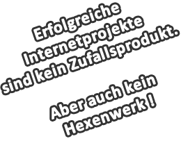 Erfolgreiche Internetprojekte