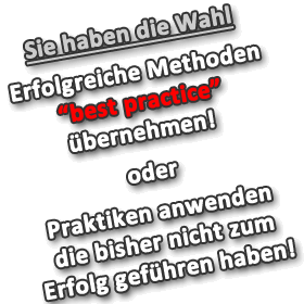 Erfolgreiche Praxis für Firmen-Homepages