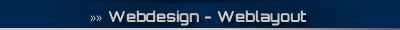 Webdesign Weblayout